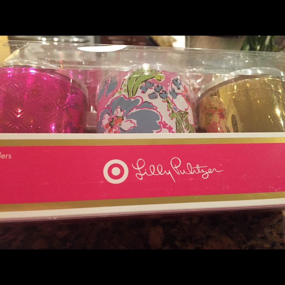 Lilly Pulitzer votive candleholders